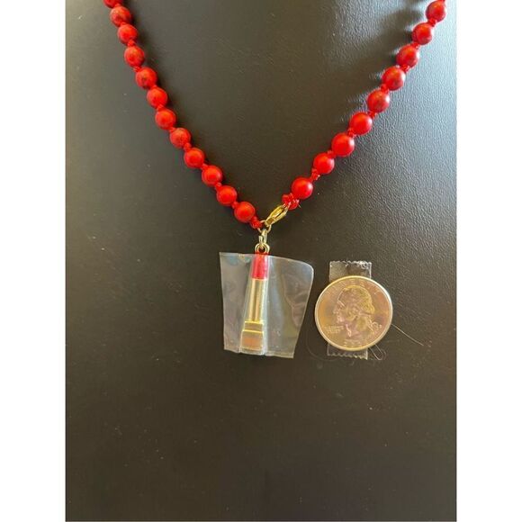 YSL Red Choker - Picture 4 of 5